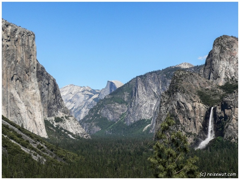 Tunnel View Point am Nachmittag