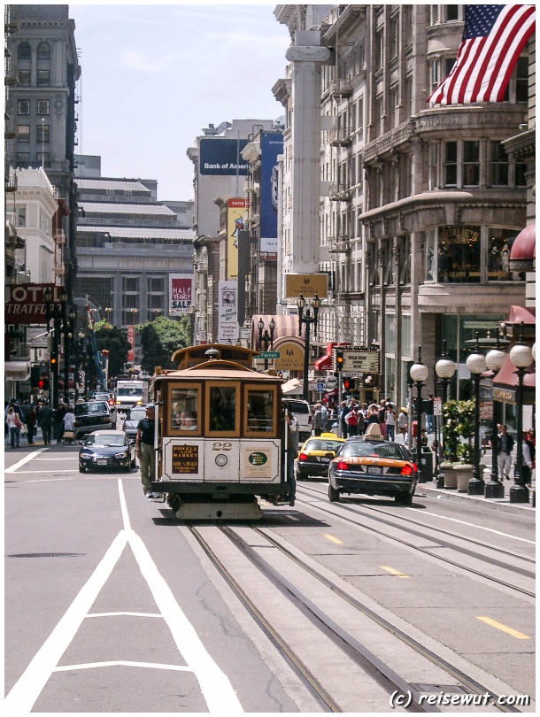 Typisches Stadtbild in San Francisco