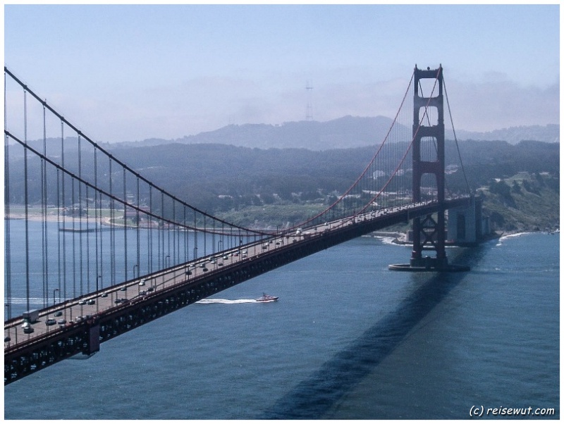 Golden Gate Bridge Marin Highlands Viewpoint