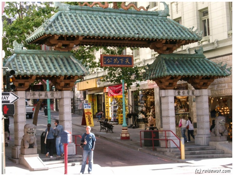 Chinatown mit seinem berühmten Dragon Gate