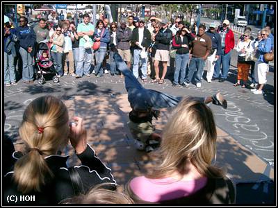 Breakdancer bei Fishermans Wharf