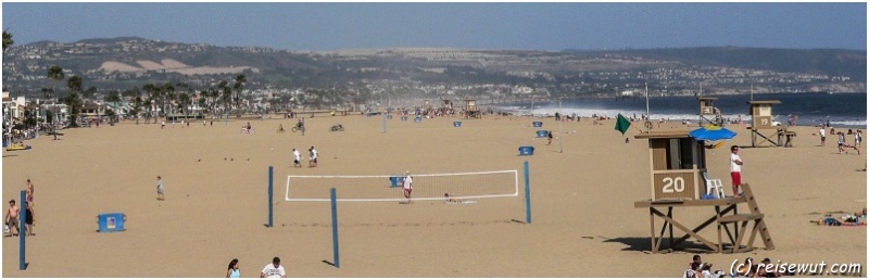 Manhattan Beach, im Hintergrund der Pier