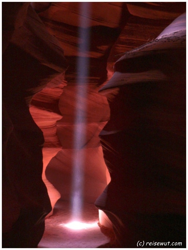 Beam im Upper Antelope Canyon