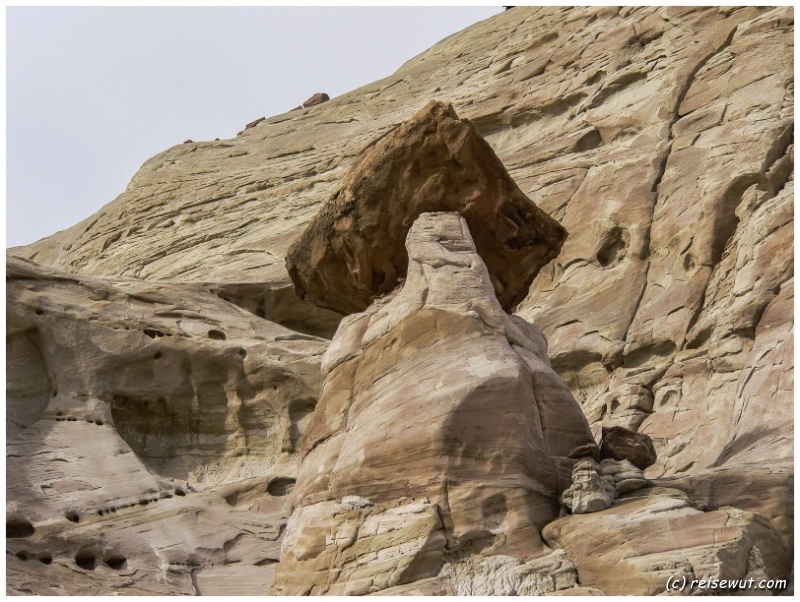 Gesteinsformation bei den Toadstool Hoodoos