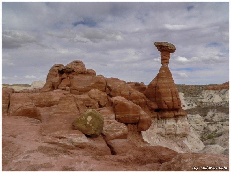 Der eigentliche Toadstool Hoodoo, von dem der Ort seinen Namen bekommen hat