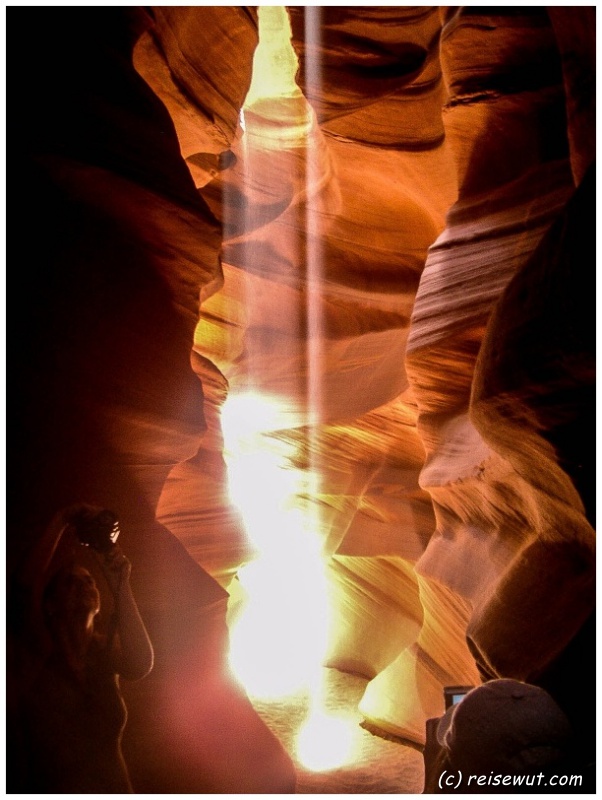 Beam im Upper Antelope Canyon