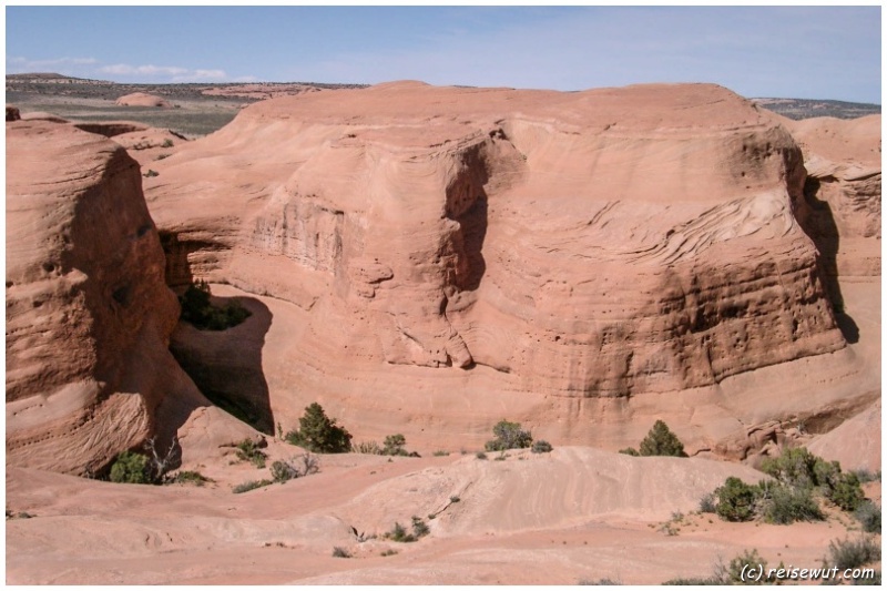 Delicate Arch Trail kurz vor dem Ende 