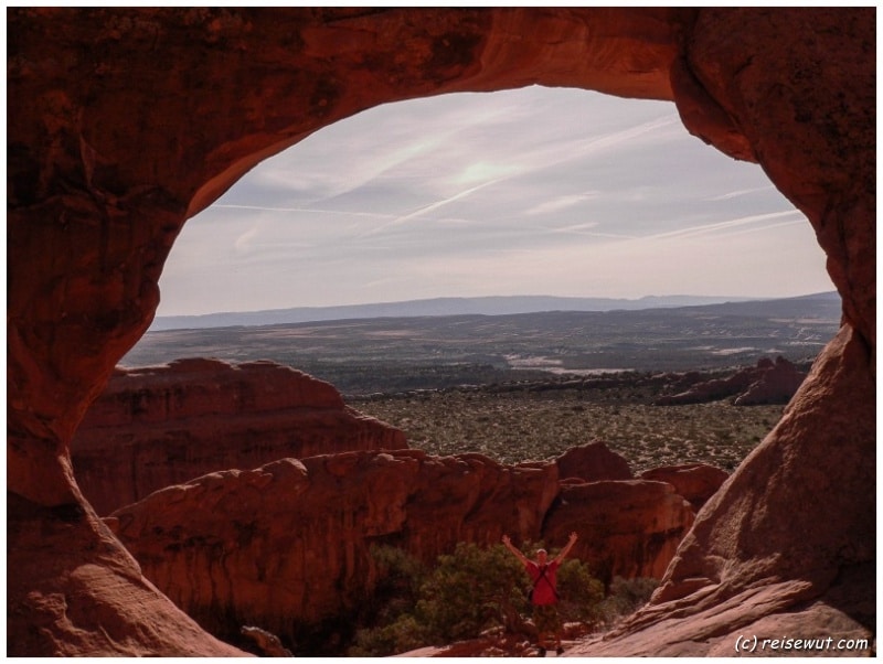 Partition Arch, von oben deutlich beeindruckender als von unten