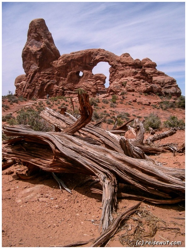 Der Turret Arch mutet auf den ersten Blick etwas merkwürdig an