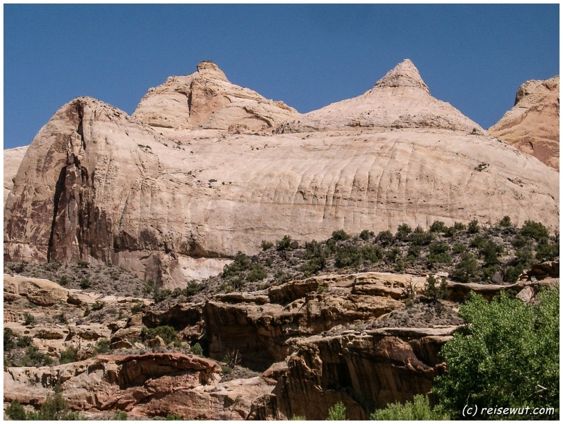 Felswand im Capitol Reef National Park