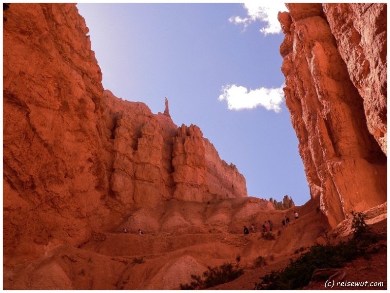 Auf dem Navajo Loop Trail