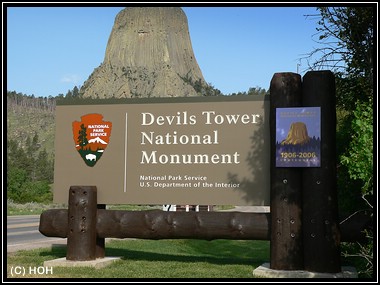 Devils Tower Eingang