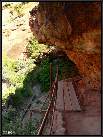 Zion ... Trail zum Canyon Overlook