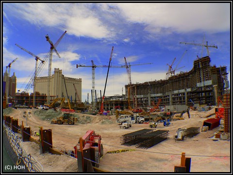 Baustelle in Las Vegas