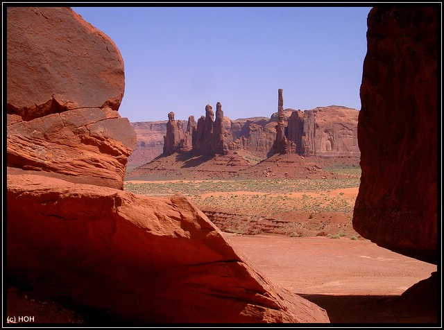Auch am Totem Pole kommt man vorbei auf dem Loop durchs Monument Valley