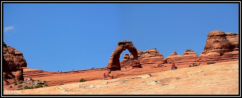 Delicate Arch Viewpoint Panorama