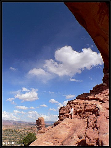 Das North Window im Arches National Park