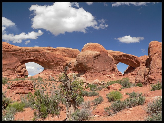 North and South Window im Arches National Park
