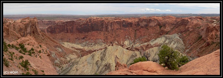 Der Upheavel Dome im Canyonlands National Park