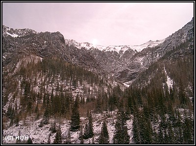 Colorado Ski-Area auf dem Weg von Moab nach Denver