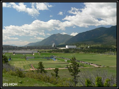 Das Gelände der US Air Force Academy