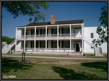 Altes Gebaeude in Fort Laramie