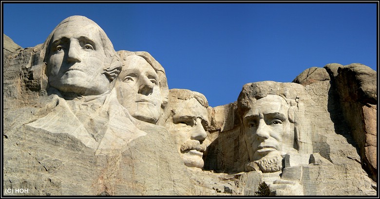 Mount Rushmore Präsidenten aus der Nähe
